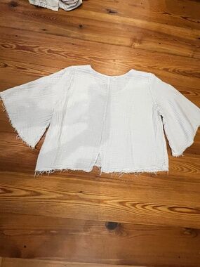 Stark X Top XS - Cotton Gauze - Cream -